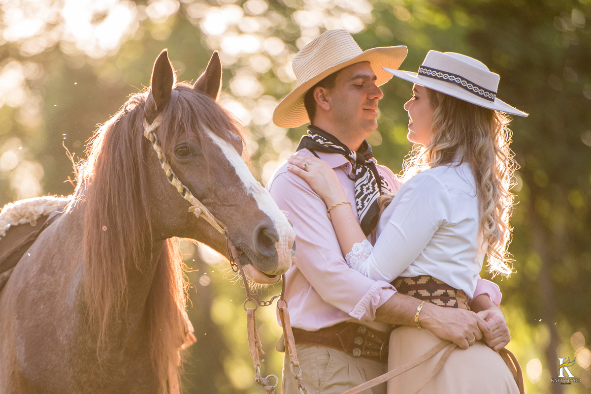 pre casamento cabanha manhare francisco beltrão parana noivos vestido de gaucho