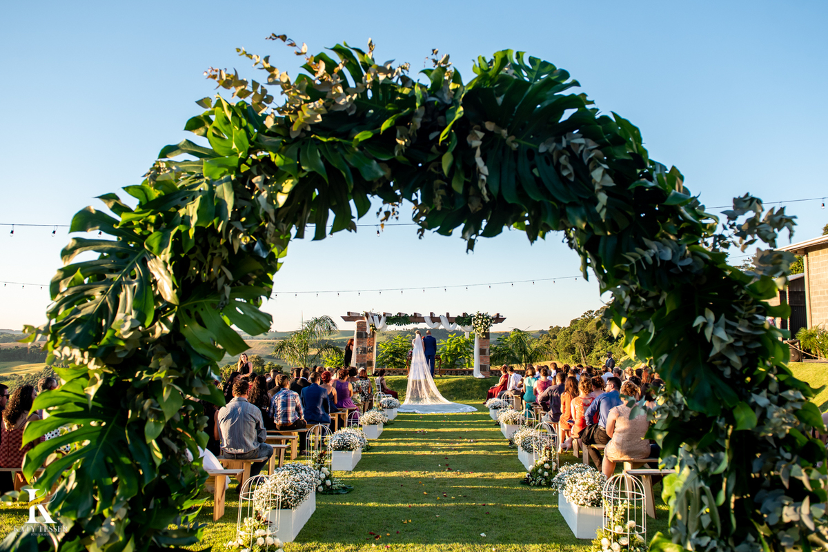 casamento jessica e tiago ao ar livre em coronel vivida katy tesser fotografo melhor do parana