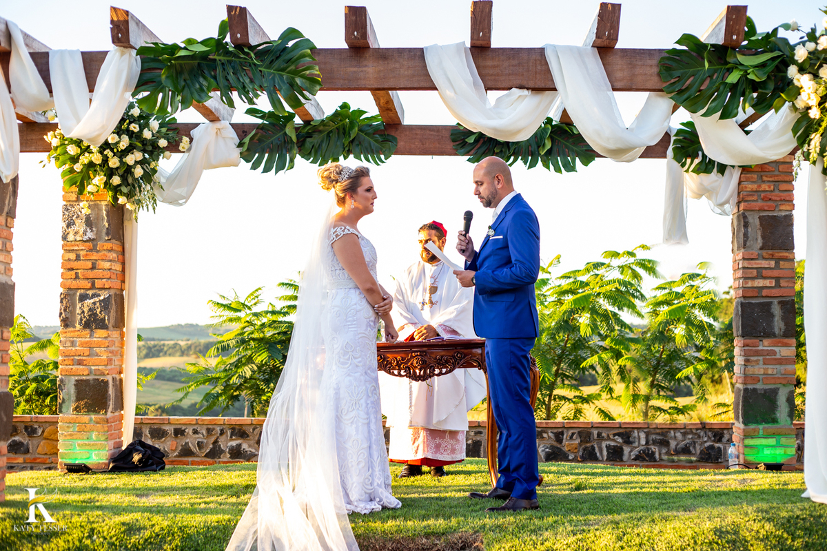 casamento jessica e tiago ao ar livre em coronel vivida katy tesser fotografo melhor do parana