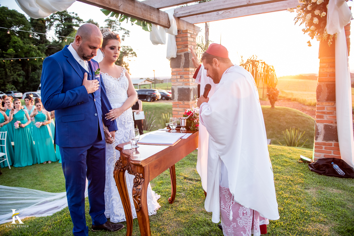 casamento jessica e tiago ao ar livre em coronel vivida katy tesser fotografo melhor do parana