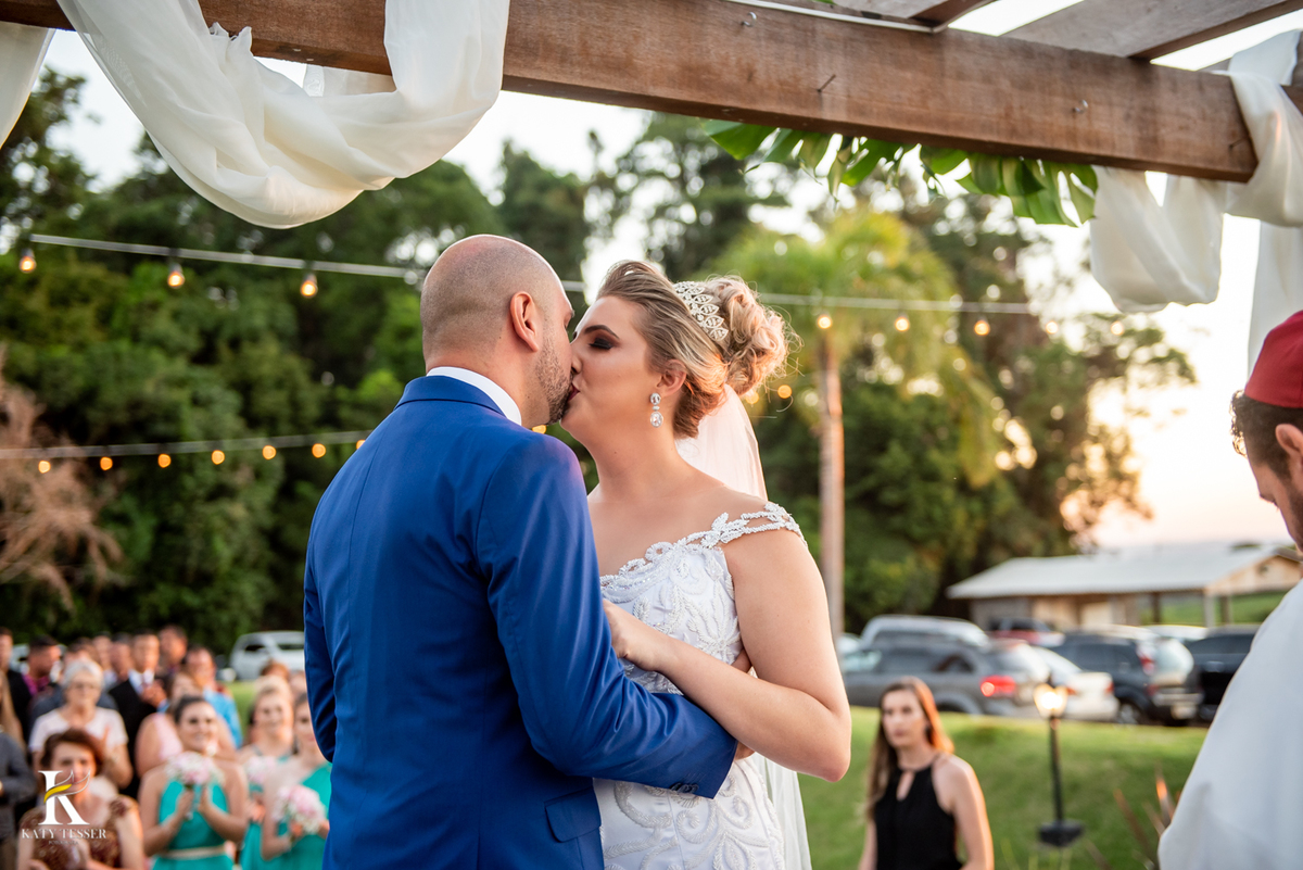 casamento jessica e tiago ao ar livre em coronel vivida katy tesser fotografo melhor do parana
