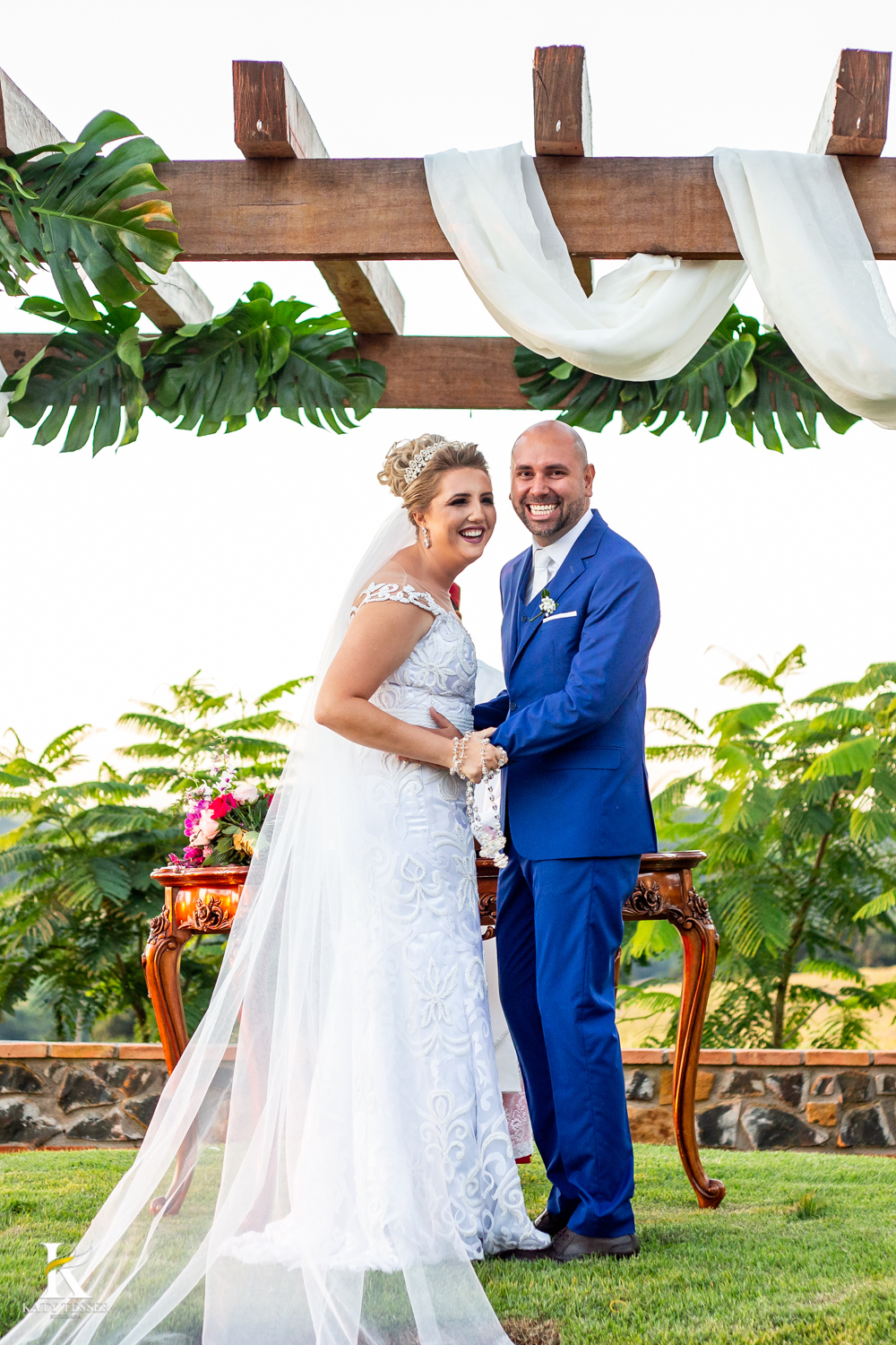 casamento jessica e tiago ao ar livre em coronel vivida katy tesser fotografo melhor do parana