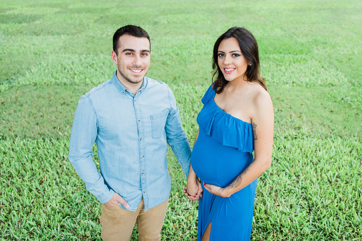 Ensaio gestante parque Burle Marx casal feliz amor