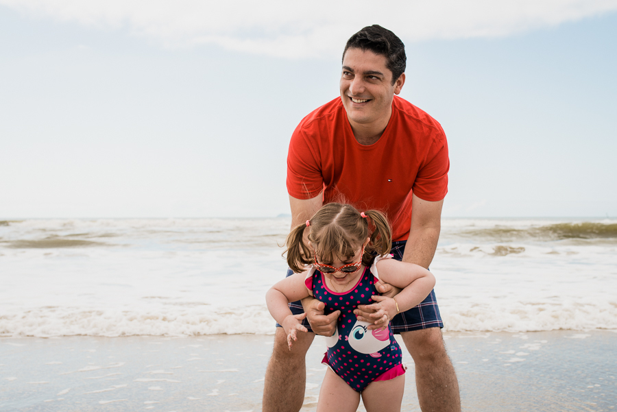 Ensaio Documental Família na praia