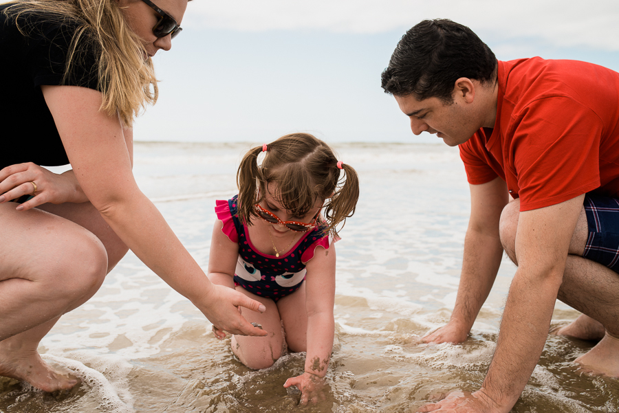 Ensaio Documental Família na praia