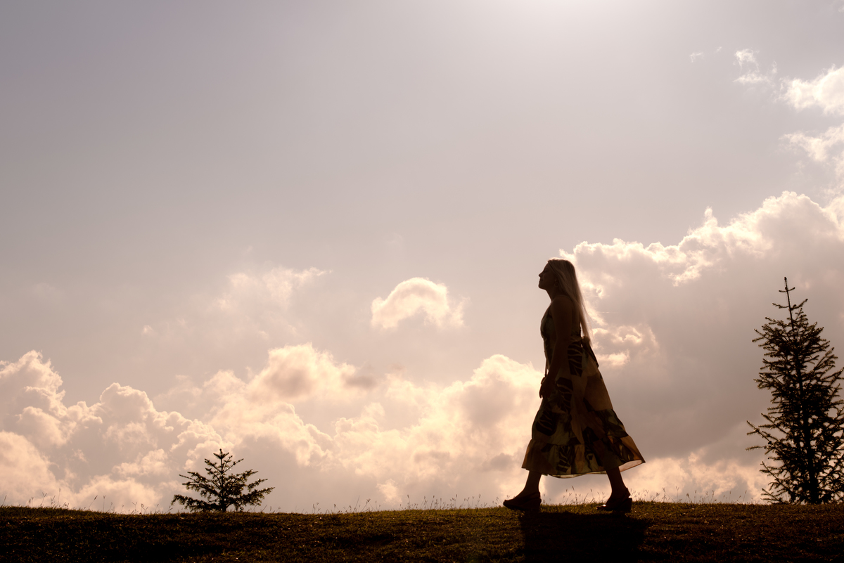 ensaio feminino silhueta