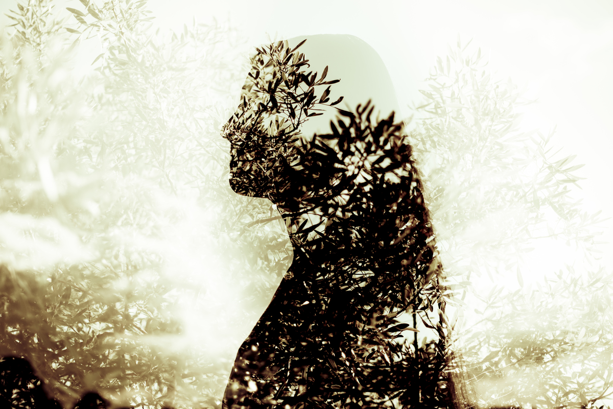 ensaio fotografico silhueta dupla exposição