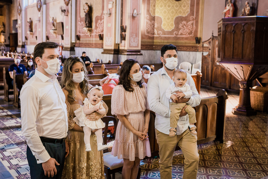 fotografia de batizado: pais e padrinhos
