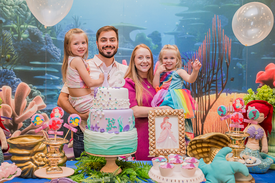 Fotografia de festinha: família
