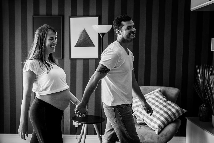 Ensaio família, mulher gestante.