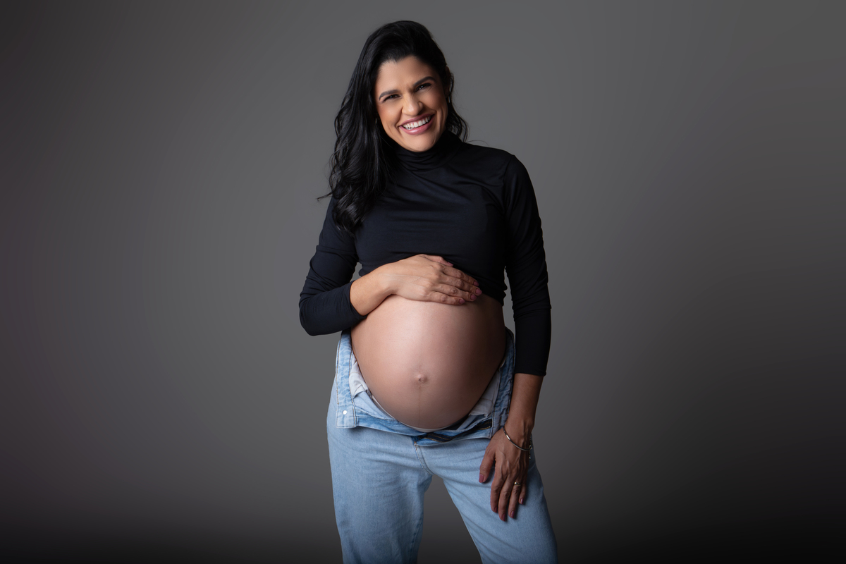 Ensaio gestante - Ipatinga - Fotografia em Estúdio 