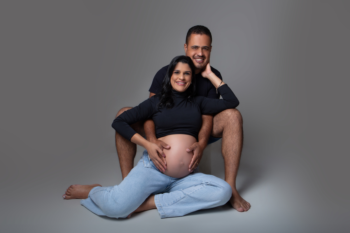 Ensaio gestante - Ipatinga - Fotografia em Estúdio 