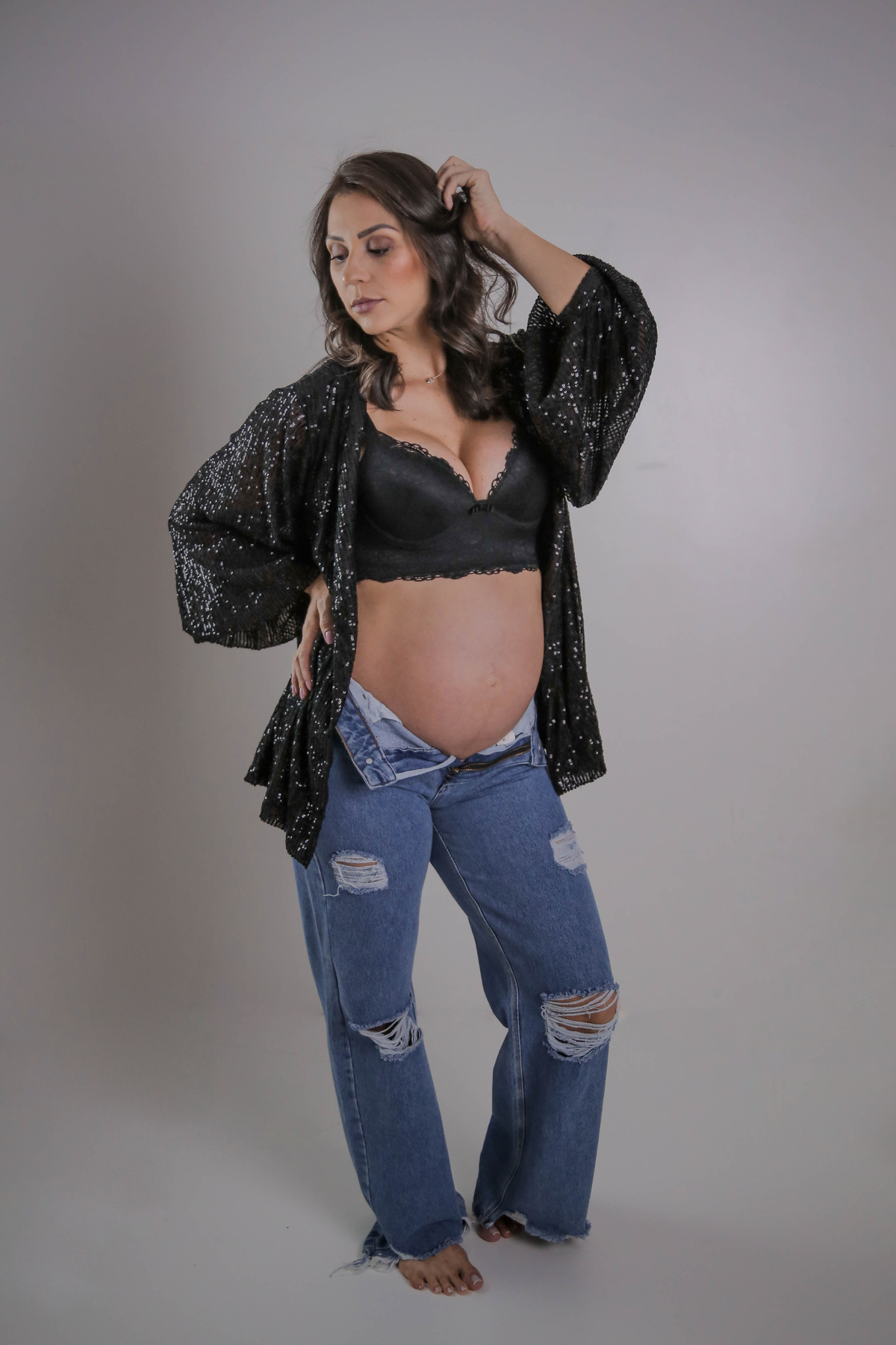 Ensaio gestante - Ipatinga - Fotografia em Estúdio 