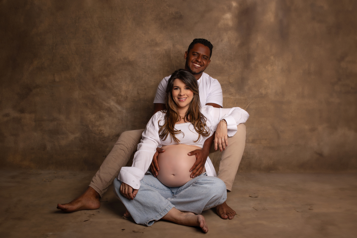 Ensaio gestante - Ipatinga - Fotografia em Estúdio 