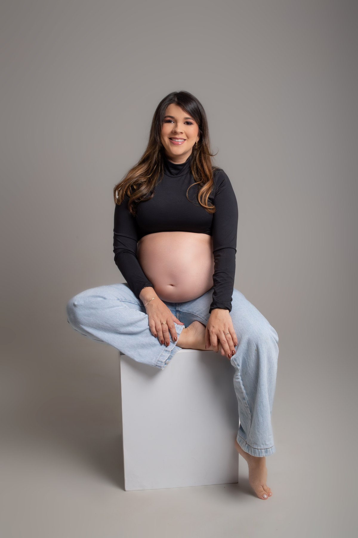 Ensaio gestante - Ipatinga - Fotografia em Estúdio 