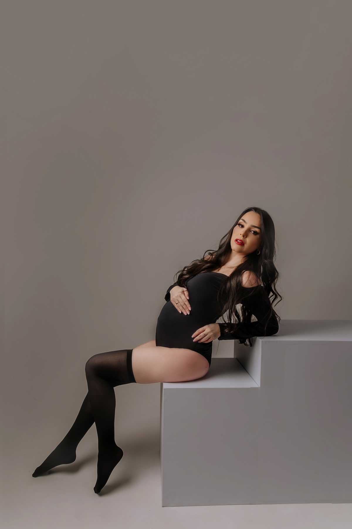 Ensaio gestante - Ipatinga - Fotografia em Estúdio 
