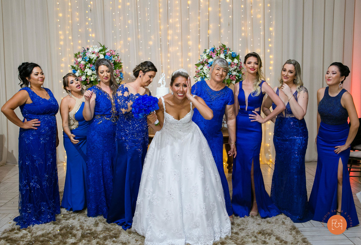 noiva e suas madrinhas