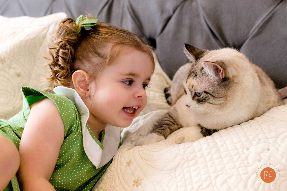 Antonela e a gatinha