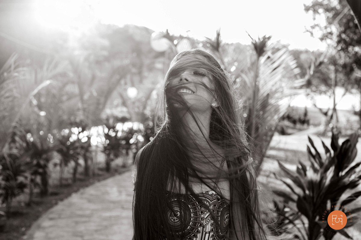 ensaio pegando flare do sol