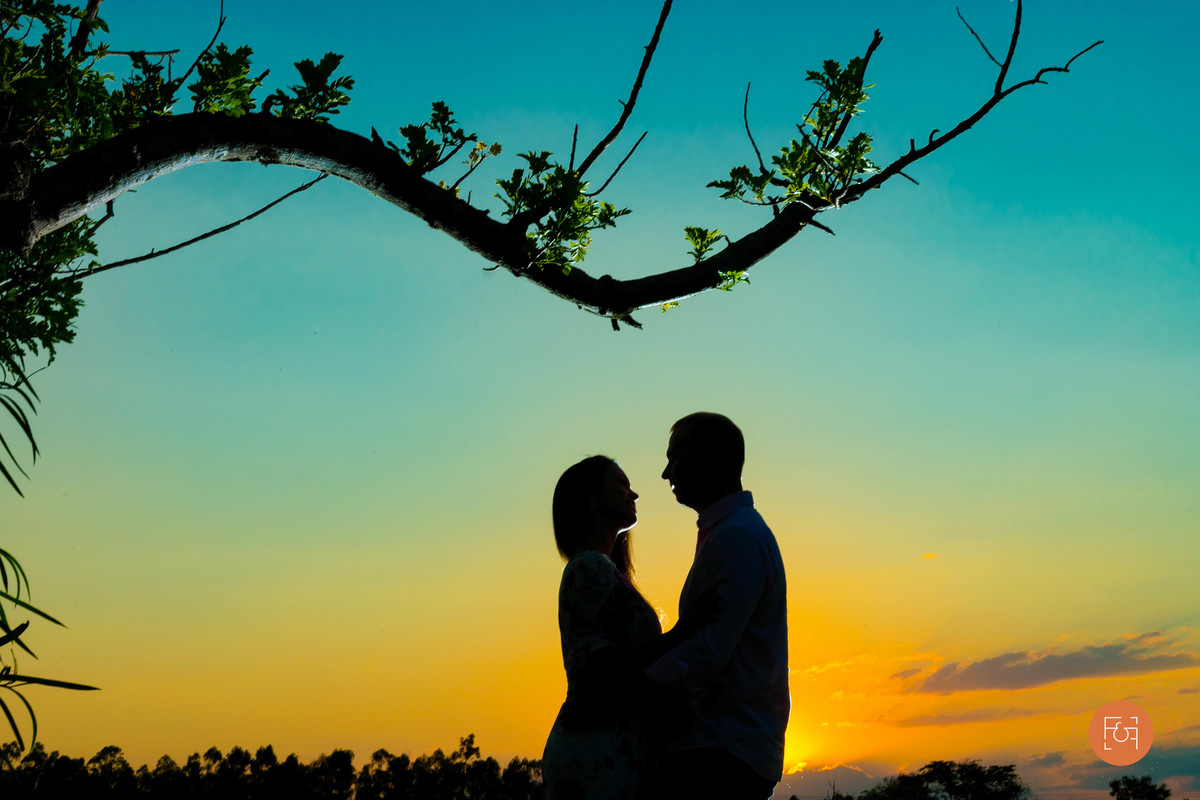 Pré wedding silhueta