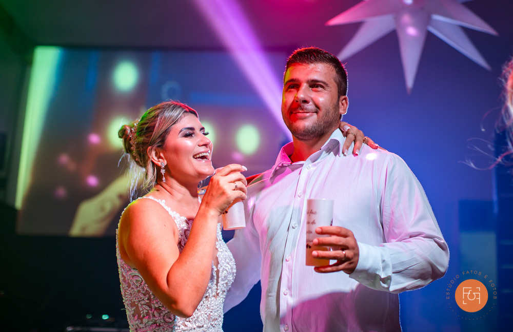 Brinde na pista de dança