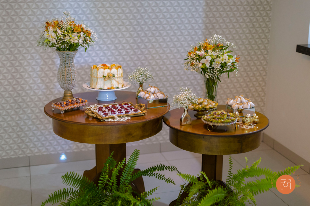 decoração mesa do bolo