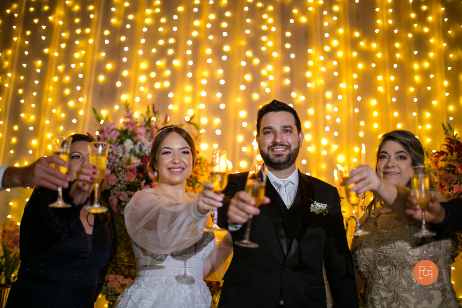 brinde dos noivos