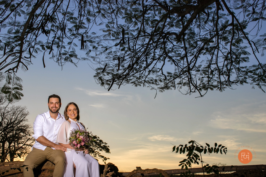 pré wedding noivos por do sol