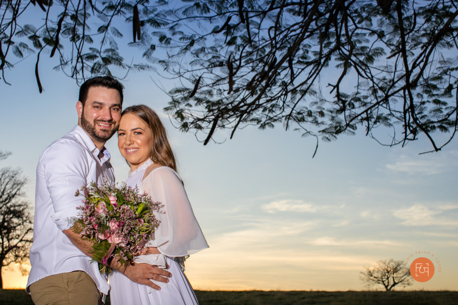 pré wedding noivos por do sol