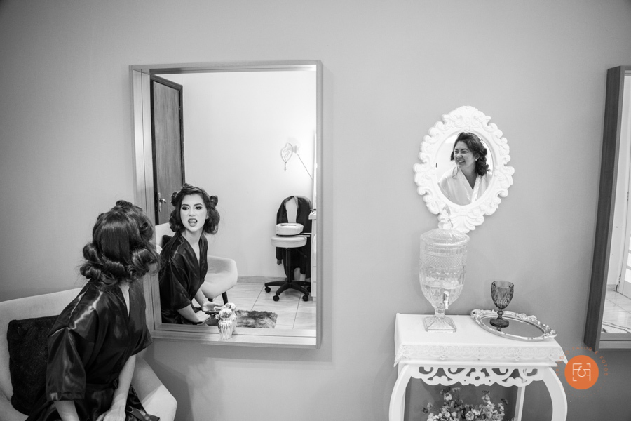 making of da noiva com a filha