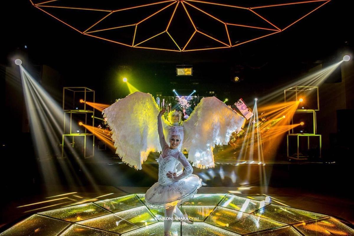 Atração especial que amplifica o ambiente.
