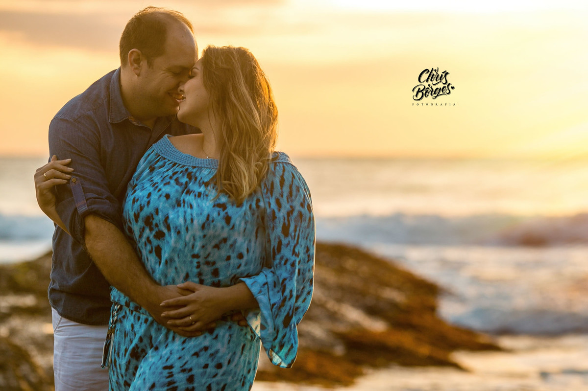 Noivos ao nascer do sol