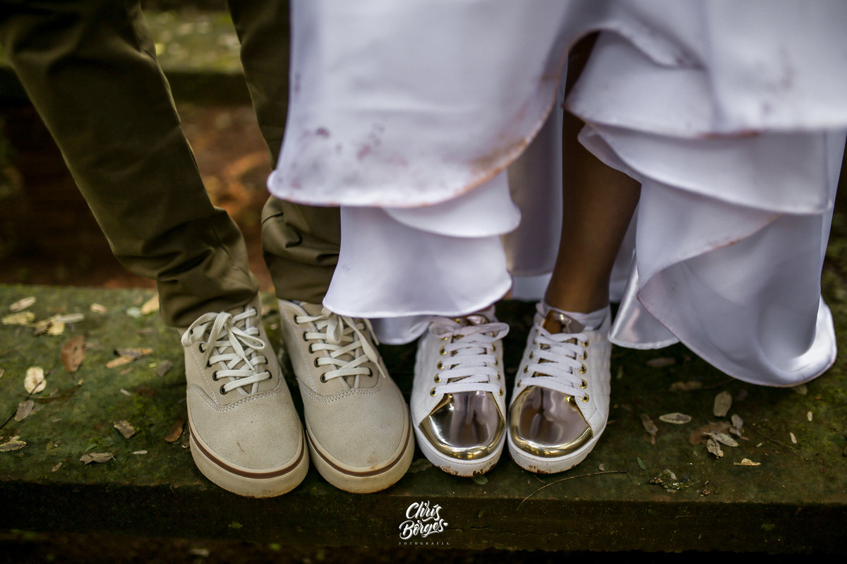 calçados dos noivos