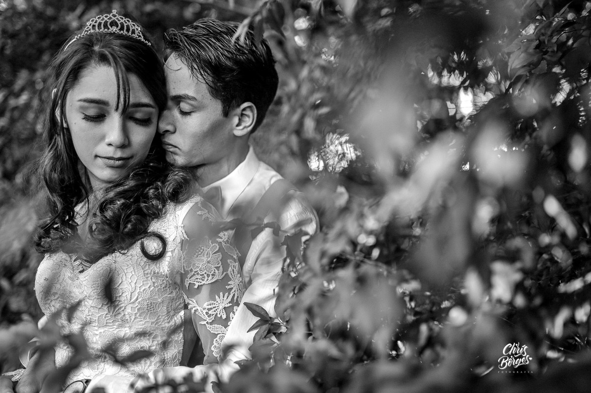 o carinho dos noivos