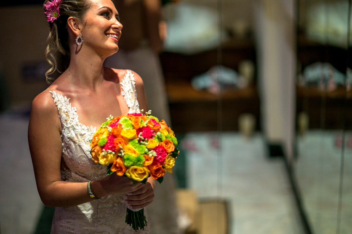 retrato da noiva pronta