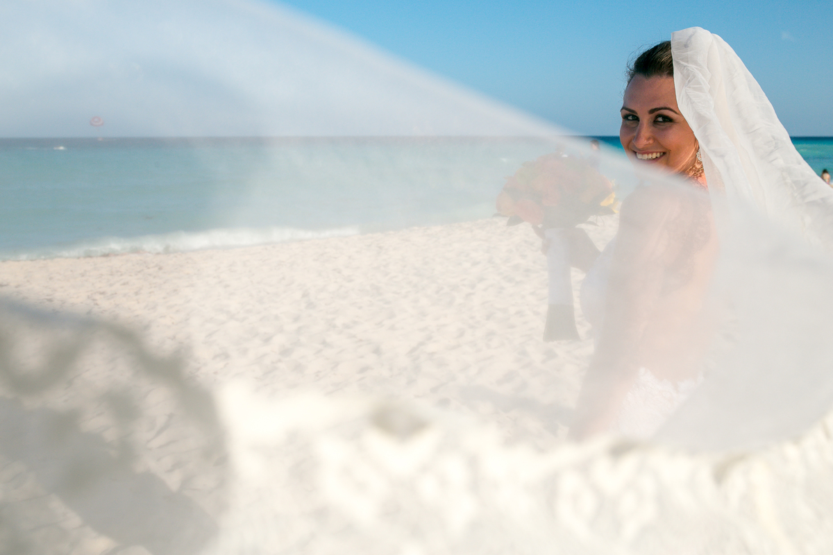 a noiva e o seu véu