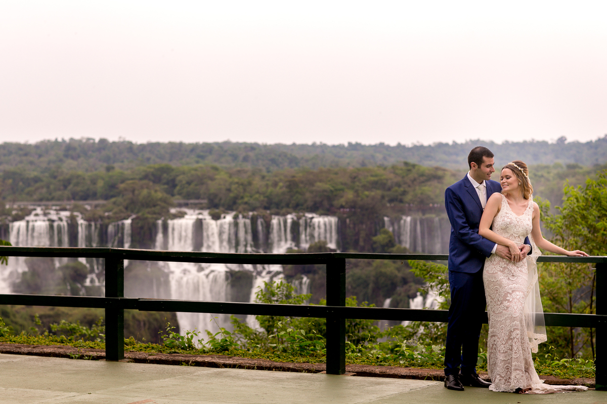 noivos nas cataratas do iguaçu