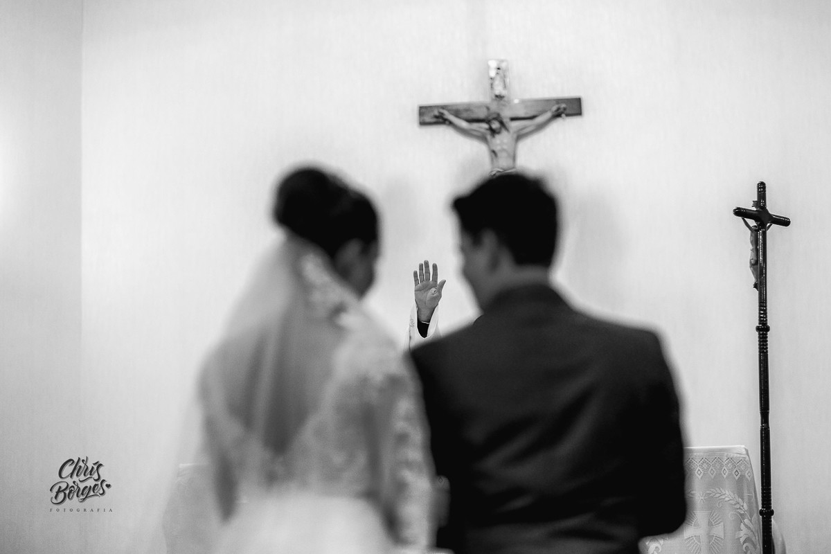 a benção apostólica aos noivos