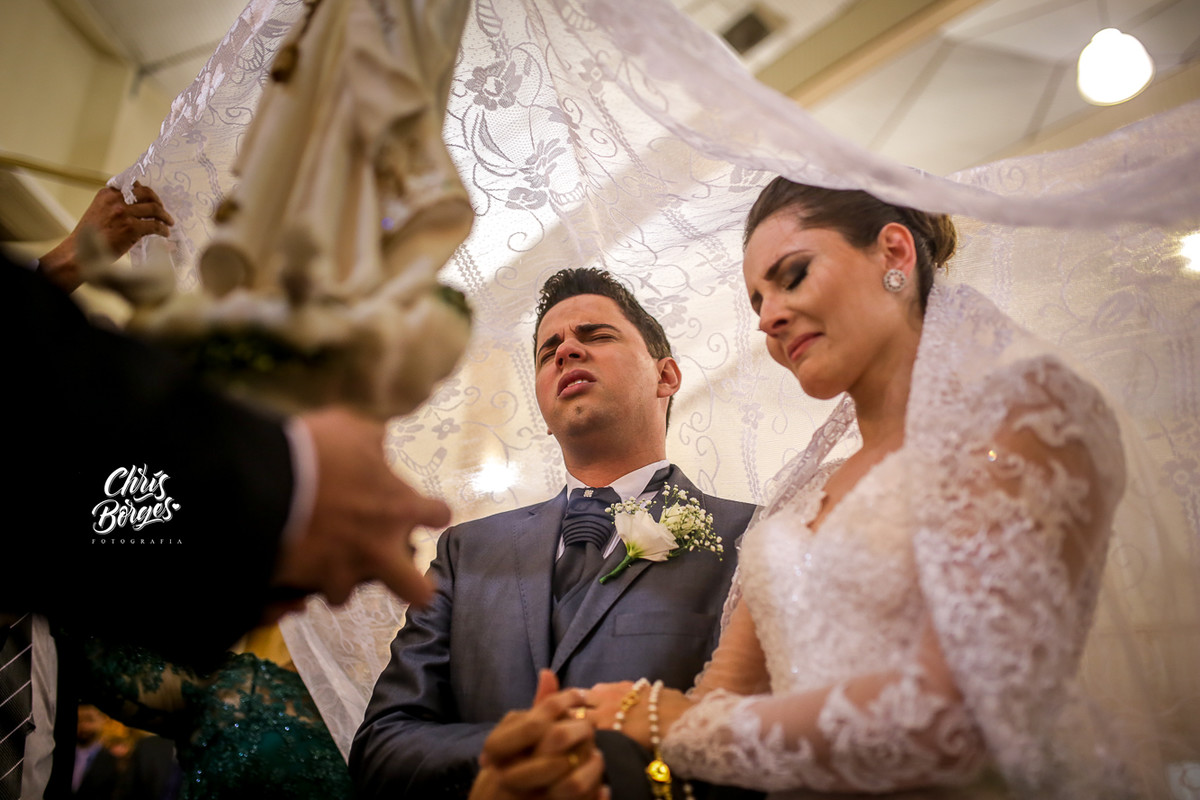 momento de fé dos noivos