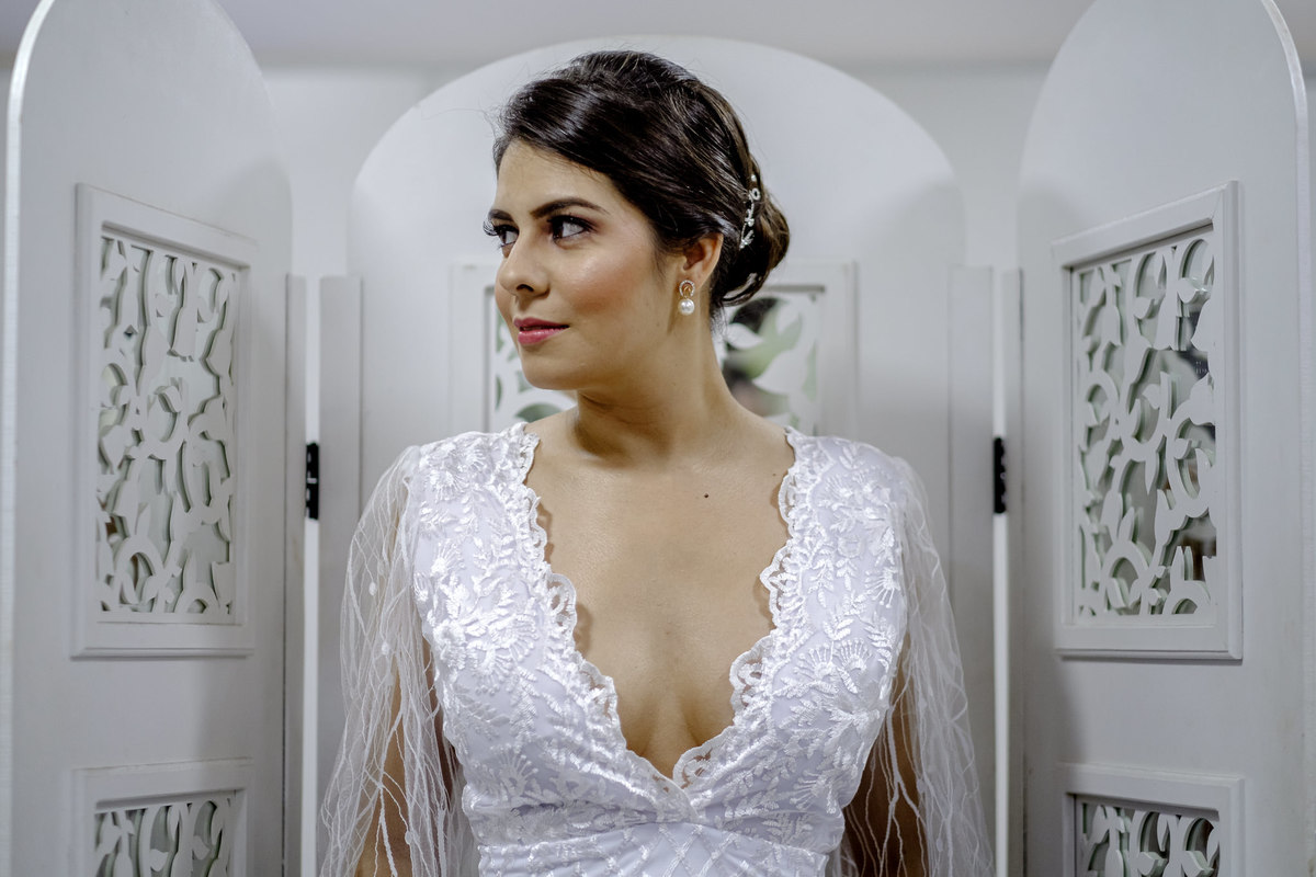 retrato da noiva no making of