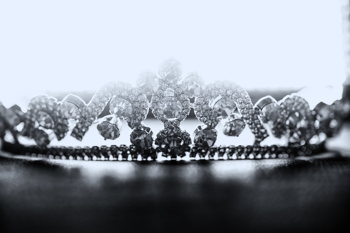 Fotos de Casamento na Gruta Alphaville foto de coroa da noiva