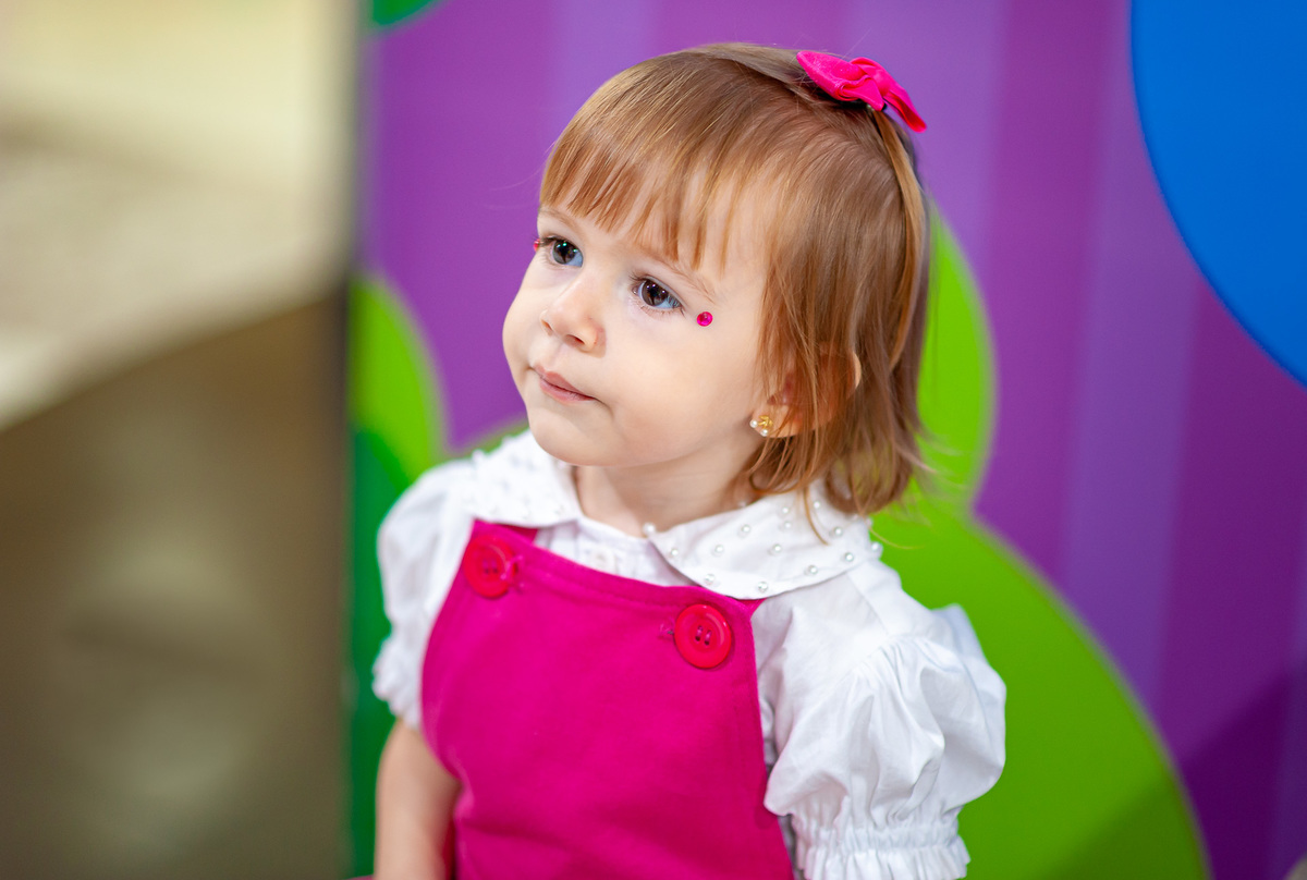 Fotografia de aniversário infantil em buffet de são paulo Masha e o Urso.