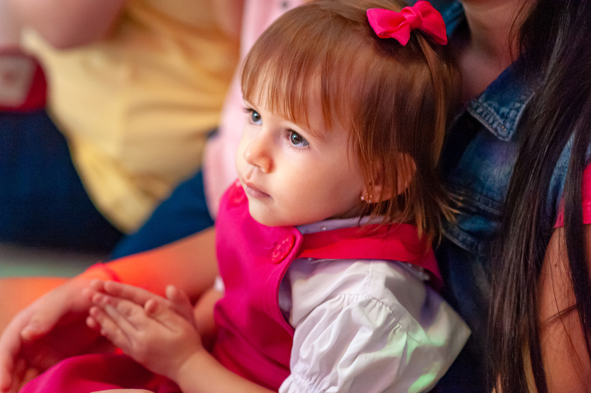Fotografia de aniversário infantil em buffet de são paulo Masha e o Urso.