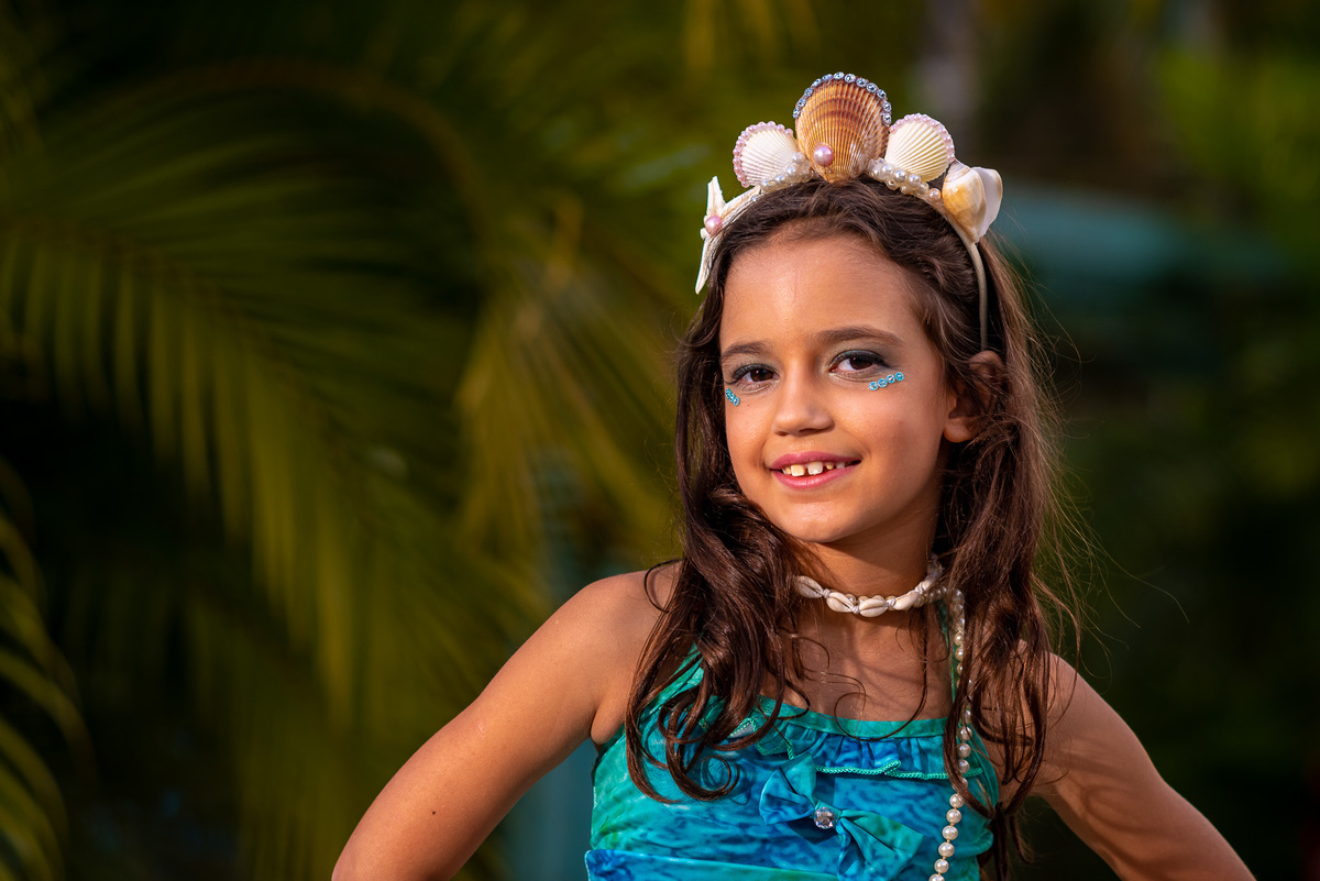 fotografia de ensaio infantil em alphaville sereia para o aniversário infantil