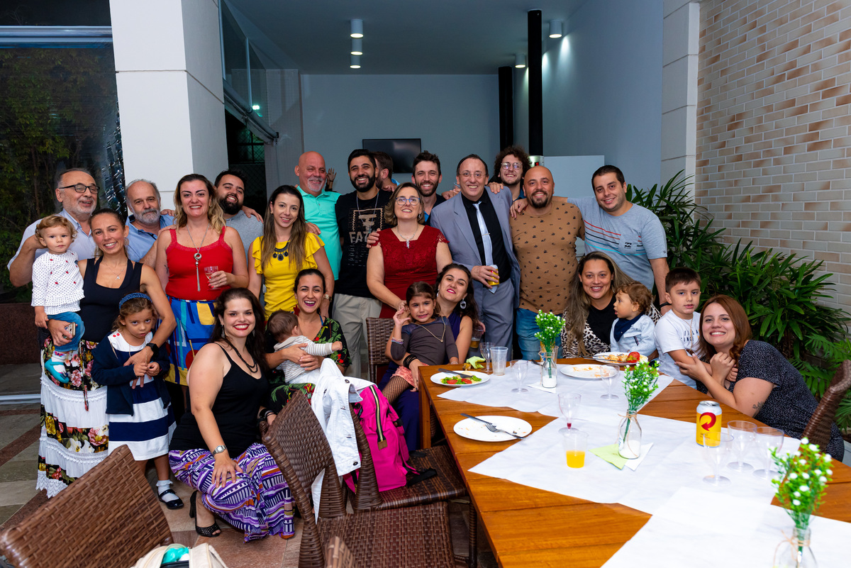 fotografia de bodas de prata em alphaville. foto de bodas de prata casal com toda família