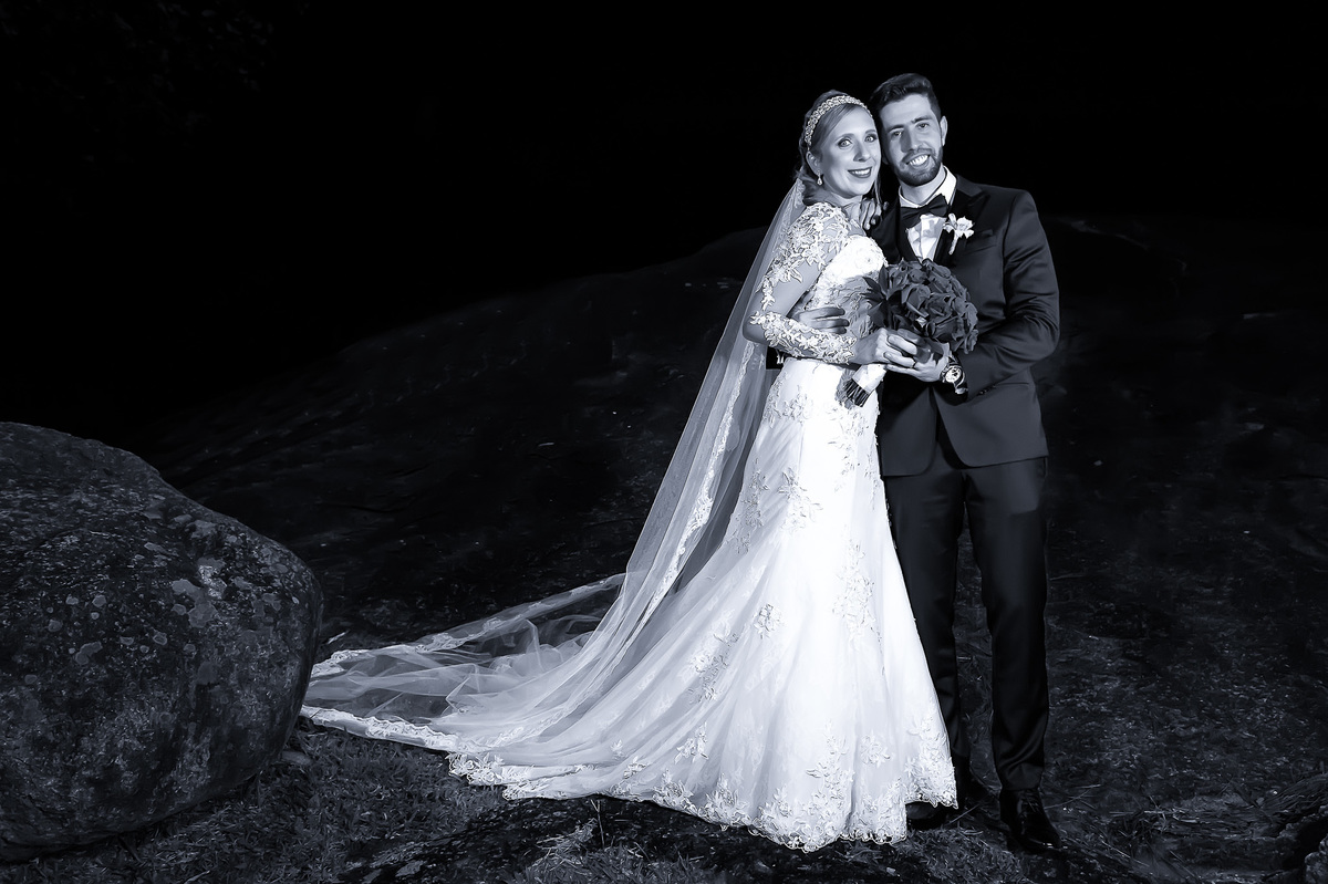 foto dos noivos externa