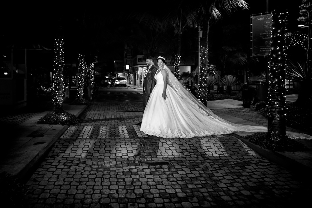 foto dos noivos externa