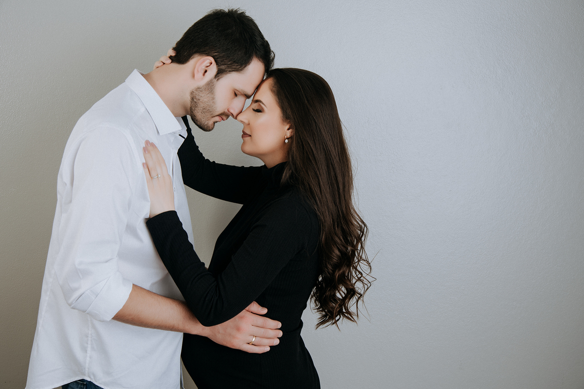 ensaio gestante estúdio