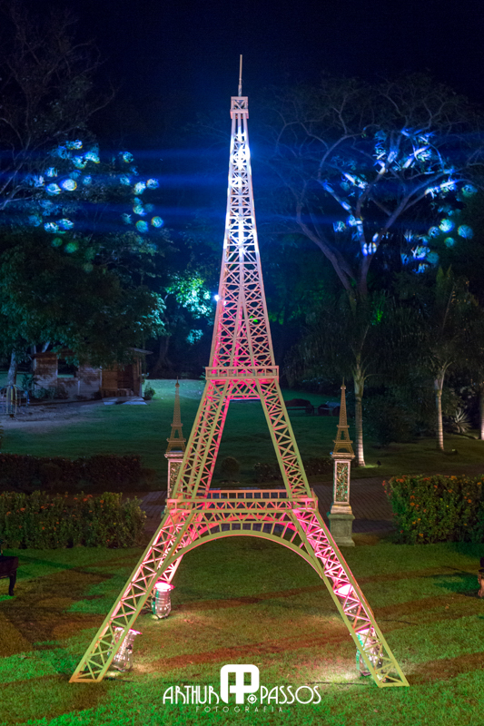 decoração festa torre eifeel