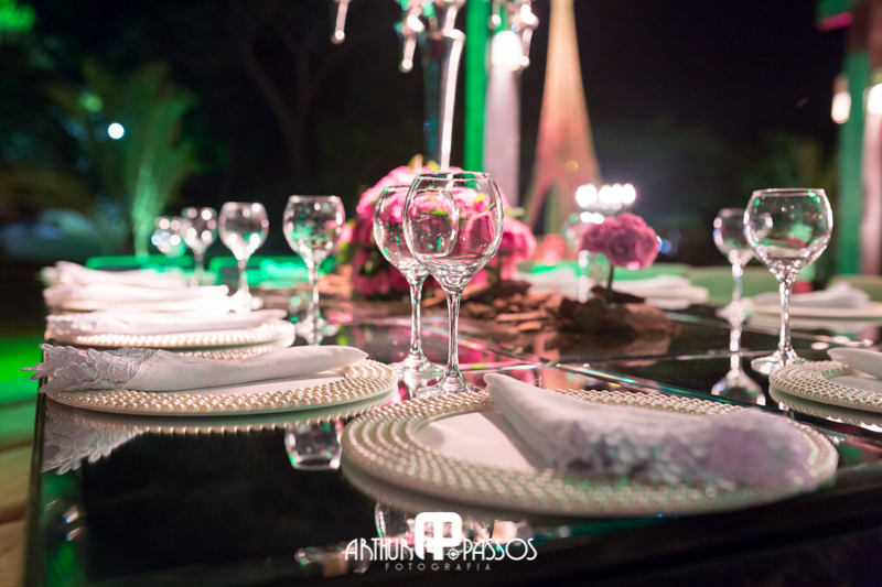 decoração festa pratos